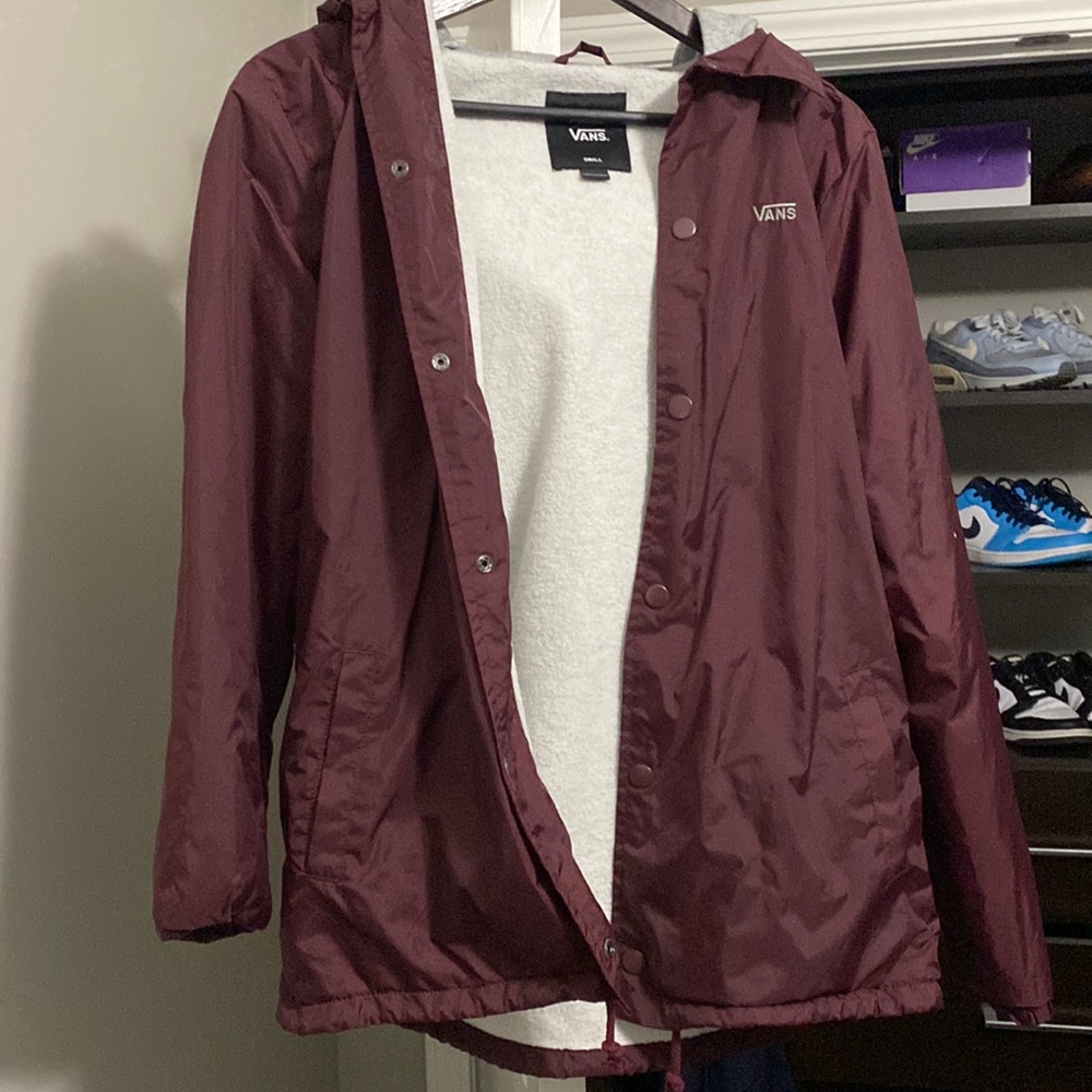 Red and Gray Nike Jacket